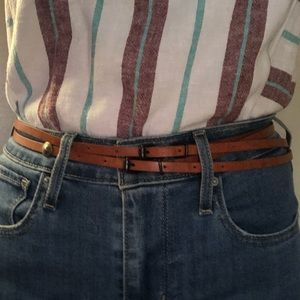 Skinny diesel double belt